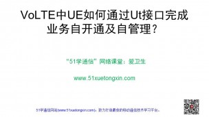 VoLTE中UE如何通过Ut接口完成业务数据自开通及自管理？