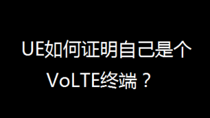 UE如何在信令流程中证明自己是个VoLTE终端？