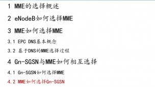 2017第1期：4G中的MME选择流程